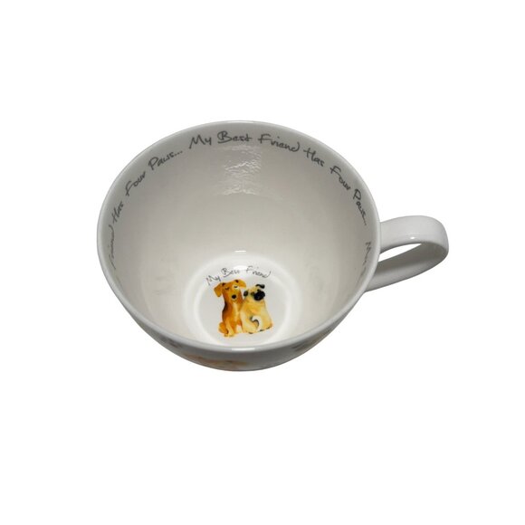 Portobello By Design MY BEST FRIEND DOG Bone China Jumbo Cup England - Picture 3 of 6